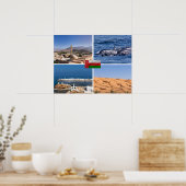 Sultanat der Oman-Sehenswürdigkeiten Poster (Küche)
