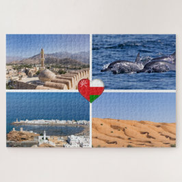 Sultanat der Oman-Sehenswürdigkeiten Puzzle