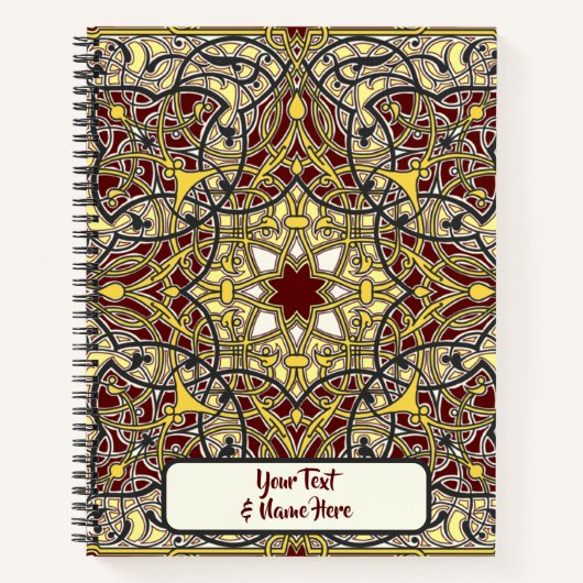 Sultan's Secret Floral Notebook Notizblock (Vorderseite)