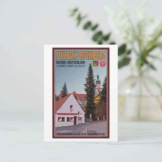 Sulzbach-Rosenberg - Toll-Haus Postkarte (Stehend Vorderseite)