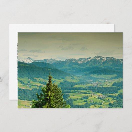 Sulzberg-Karte, Österreich (Vorne/Hinten)