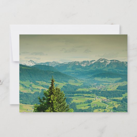 Sulzberg-Karte, Österreich (Vorderseite)