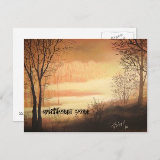 Suma 2, ohne Sie Postkarte (Vorne/Hinten)