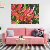 sumac-Blätter im Herbst Leinwanddruck (Insitu (Wohnzimmer))