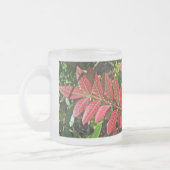 sumac-Blätter im Herbst Mattglastasse (Links)