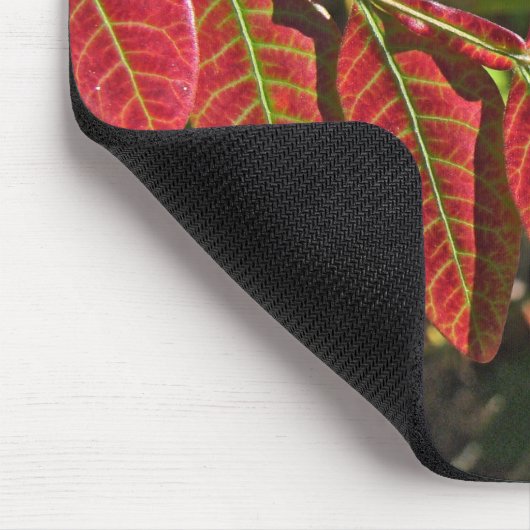 sumac-Blätter im Herbst Mousepad (Ecke)