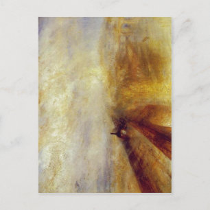 Sumario J. M. W. Turner - Regen, Dampf und Geschwi Postkarte