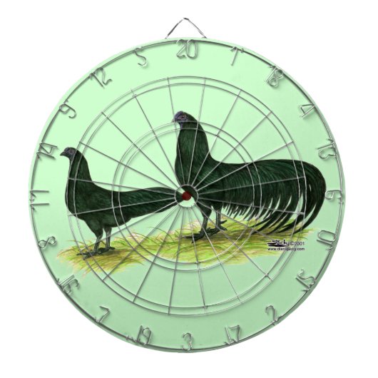 Sumatra Black Chickens Dartscheibe (vorne)