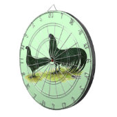 Sumatra Black Chickens Dartscheibe (Vorderseite rechts)