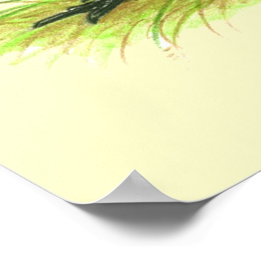 Sumatra Black Chickens Poster (Ecke)