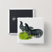 Sumatra: Blaues Paar Button (Vorne & Hinten)