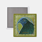 Sumatra Hahn gerahmt Magnet (Vorderseite/Rückseite)