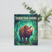 Sumatra Indonesien Postkarte (Stehend Vorderseite)