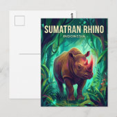 Sumatra Indonesien Postkarte (Vorne/Hinten)