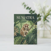 Sumatra Indonesien Postkarte (Stehend Vorderseite)
