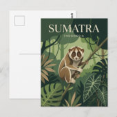 Sumatra Indonesien Postkarte (Vorne/Hinten)