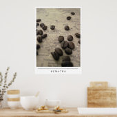 Sumatra - Kaffee schicken Poster (Küche)