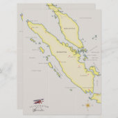 Sumatra-Karte (Vorne/Hinten)