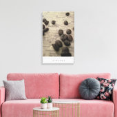 Sumatra-Karte mit Kaffeebohnen auf Leinwand (Insitu (Wohnzimmer))