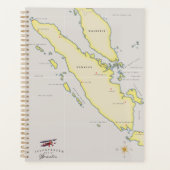 Sumatra-Karte Planer (Vorderseite)