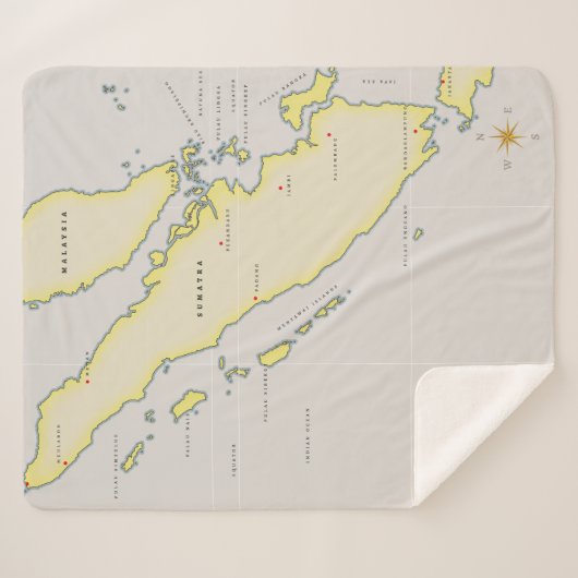 Sumatra-Karte Sherpadecke (Vorderseite (Horizontal))