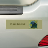 Sumatra Rooster Gerahmt Autoaufkleber (Auf Auto)
