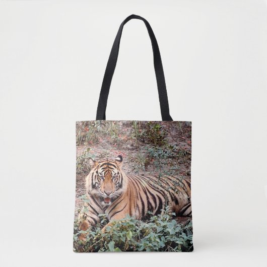 Sumatra-Tiger-Tragetasche Tasche (Vorderseite)