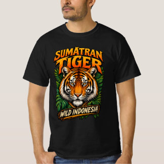 Sumatra-Tiger Wild Indonesien T-Shirt