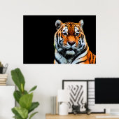 Sumatran Borneo Tiger Poster (Heimbüro)