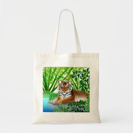 Sumatran Dschungel-Tiger-Taschen-Tasche Tragetasche (Vorne)