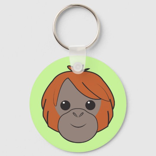 Sumatran Orangutan Schlüsselanhänger (Vorderseite)