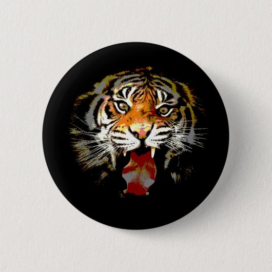 Sumatran Tiger Button (Vorderseite)