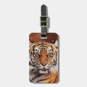 Sumatran Tiger Gepäckanhänger (Vorderseite vertikal)
