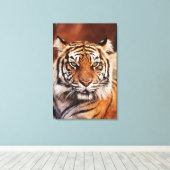 Sumatran Tiger Leinwanddruck (Insitu (Holzboden))