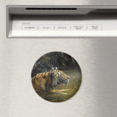 Sumatran Tiger LIGHT THE TIGER Magnet (In Situ (Geschirrspüler))