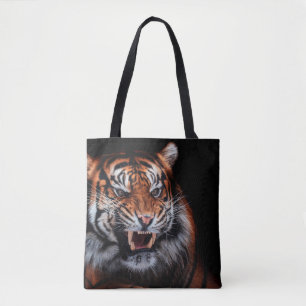 Sumatran tiger (Panthera tigris sumatrae) beautifu Tasche