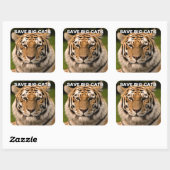 Sumatran Tiger Portrait Sticker (Blatt)
