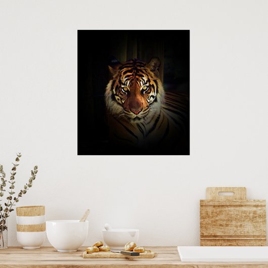 Sumatran Tiger Poster Print (Küche)