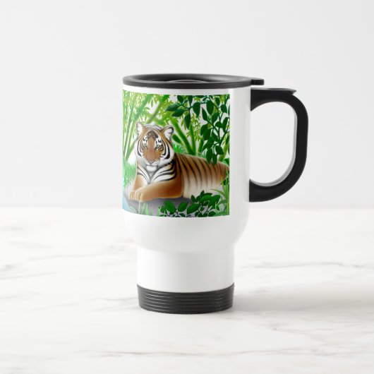 Sumatran Tiger-Reise-Tasse Reisebecher (Rechts)