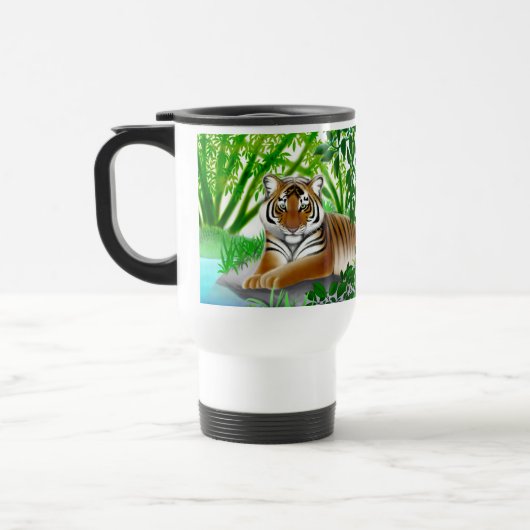 Sumatran Tiger-Reise-Tasse Reisebecher (Links)