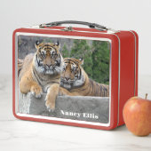 Sumatran Tiger Skin Metall Brotdose (Beispiel)