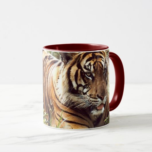 Sumatran Tiger Tasse (VorderseiteRechts)