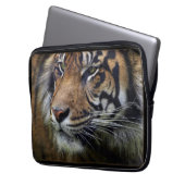 Sumatran Tiger Wild Animal Big Cat-Lover Laptopschutzhülle (Vorderseite Links)
