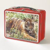 Sumatran Tiger Wild Metal Lunchbox (Vorderseite)