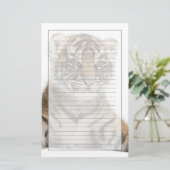 Sumatran Tigerjunges Briefpapier (Stehend Vorderseite)