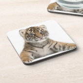 Sumatran Tigerjunges Getränkeuntersetzer (Linke Seite)