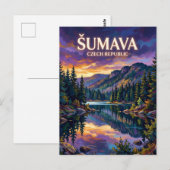 Šumava Nationalpark Tschechien Postkarte (Vorne/Hinten)
