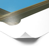 Sumba Insel Indonesien Reisekarte Fotodruck (Ecke)