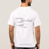 Sumblime Linien T-Shirt (Rückseite)