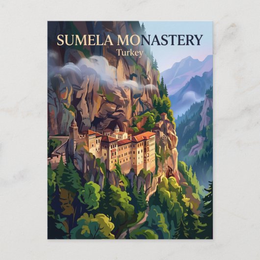 Sumela-Kloster Türkei Postkarte (Vorderseite)